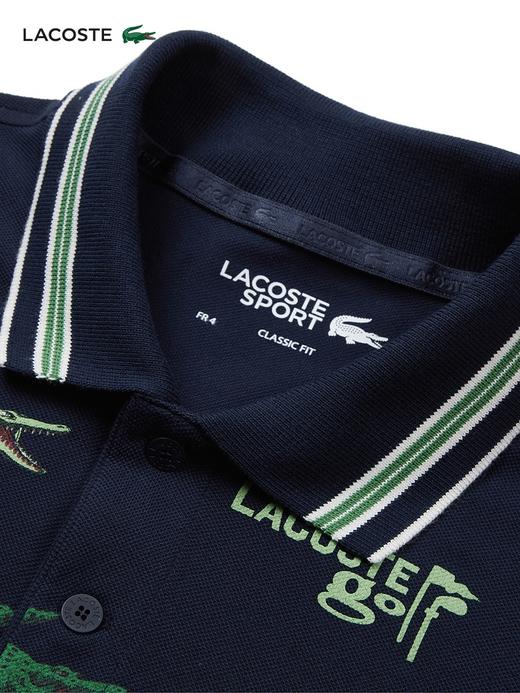 【海南专供价】Lacoste法国鳄鱼男装新款时尚潮流短袖POLO衫DH5181-10 商品图2