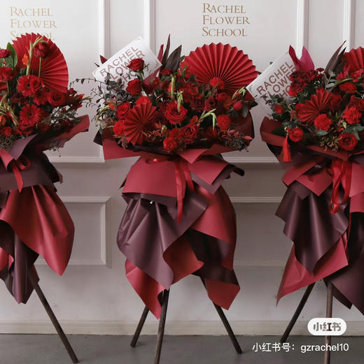 木头开业三脚花篮架 商品图5