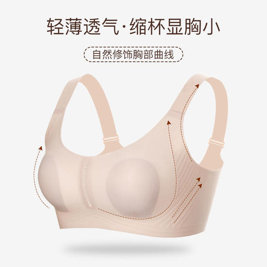 【秒杀价59元】【ABC通用杯单件】【秀黛】无痕舒适杯文胸H5115318T【线上专供款】【如遇缺货自动退款，介意勿拍】 商品图0