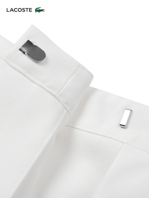 【海南专供价】Lacoste法国鳄鱼女装新款休闲运动半身裙短裙百褶裙JF6414-98 商品图3