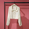 太平鸟女装国家宝藏&PEACEBIRD联名斯文外套A1BBC2106米白 商品缩略图0