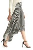 SUMMER & SAGE 黑白条纹不规则半裙 1879 商品缩略图1