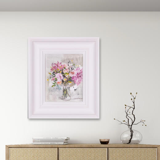 李柳燕《阳春》油画 33CM*28CM 约0.8平尺 布面（已装框）【原作编号YH0008】 商品图1