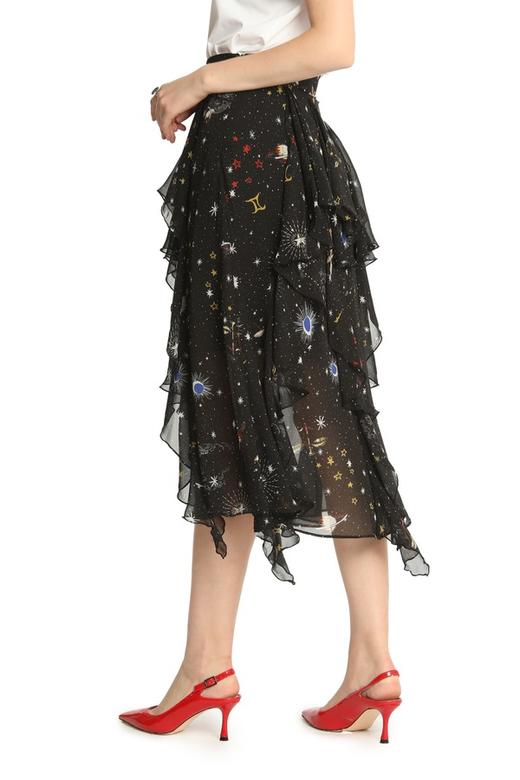 SUMMER & SAGE 宇宙元素雪纺半裙 1875 商品图2