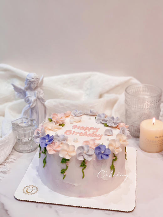 韩式裱花 M款 忌廉蛋糕（默认自提，收费配送请联系客服） 商品图2