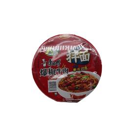 康师傅爆椒牛肉干拌碗面141g（6920734728664）