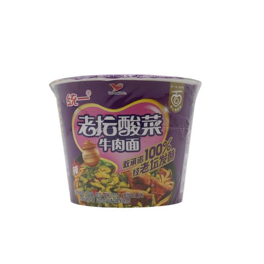 统一来一桶老坛酸菜牛肉（桶面）(6925303773106) 商品图0