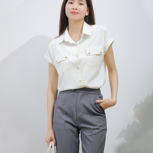 Avann天丝棉金属扣短袖 商品图0