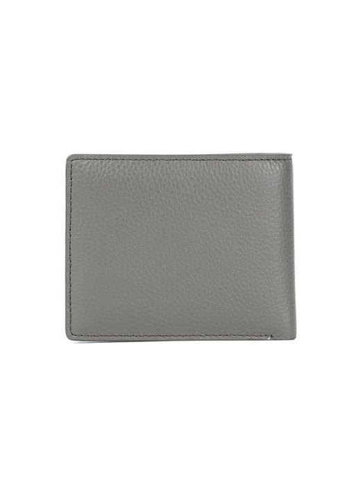 callisto深灰色皮质两折银包 皮革FNCPE006GY 商品图1