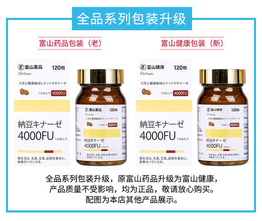 拍一发二 日本进口富山健康纳豆激酶4000FU 商品图1