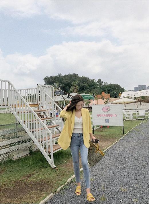 <曾小咸推荐>巨折清仓秒杀，稀有现货24小时发【仅限今日】休闲西装外套女夏季薄款韩版宽松显瘦 商品图4