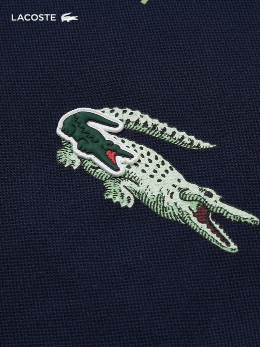【海南专供价】Lacoste法国鳄鱼男装新款时尚潮流短袖POLO衫DH5181-10 商品图3