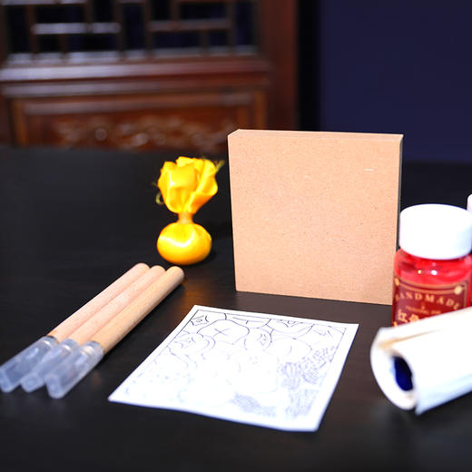 非遗雕版印刷  砾石薪木拓钤印 商品图3