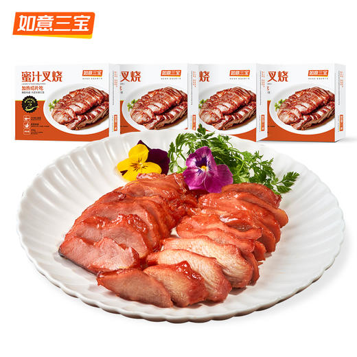 如意三宝 蜜汁叉烧 4盒装 196g*4 商品图5
