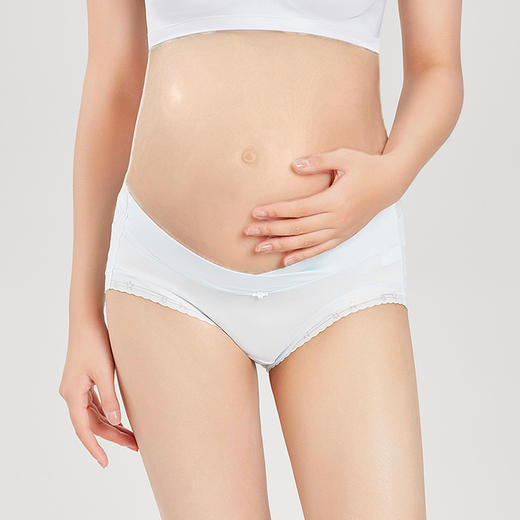 都市丽人功能系列人孕哺期可穿棉三角裤女士内裤低腰三角裤LK37A2 商品图1