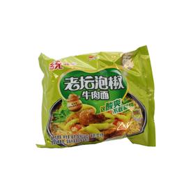 统一100老坛泡椒牛肉（袋面）(6925303710446)