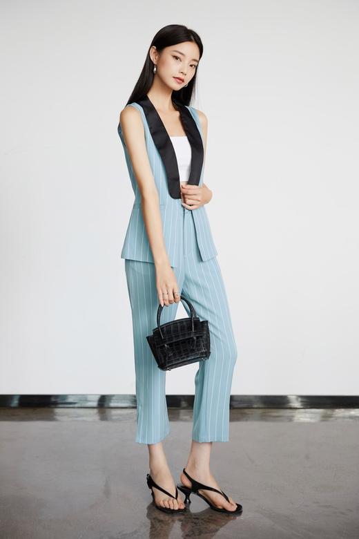 NOIR 条纹修身西装裤 2956 商品图1