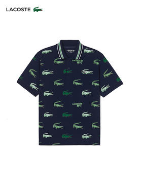 【海南专供价】Lacoste法国鳄鱼男装新款时尚潮流短袖POLO衫DH5181-10