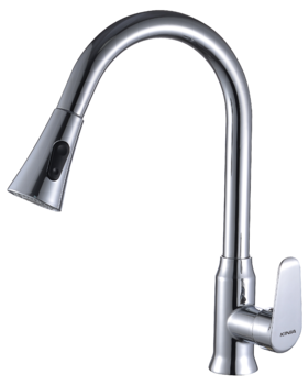 龙头/KF1-07A/厨房混合/锌合金/镀铬（抽拉）