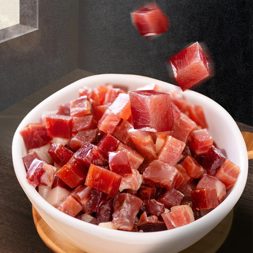 宣字牌宣威火腿粒 云南黑猪后腿肉腊肉切丁 肥瘦相宜 火腿炒饭焖饭煲仔饭 商品图1
