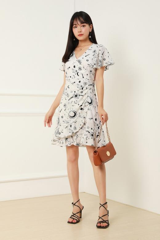 L.Fleuri 星空印花连衣裙 12741 商品图0