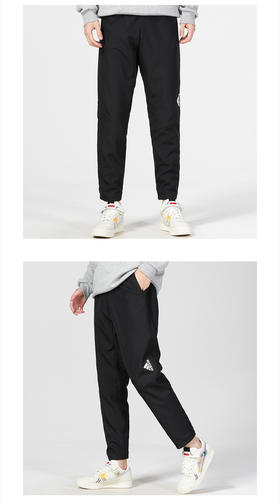 阿迪达斯 （adidas）休闲裤男裤 2023春季新款跑步训练健身运动裤舒适宽松防风裤 HN8529