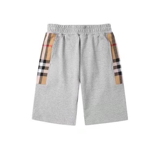 满减活动 S码（135-155斤）B家新款经典格子拼接中裤 商品图3