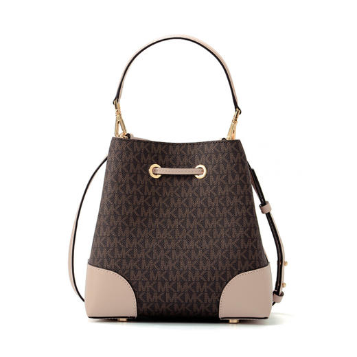 【品牌授权】迈克.科尔斯（MICHAEL KORS）女士MERCER系列单肩手提包30F9GZ5L1B BRN/SFTPINK 商品图2