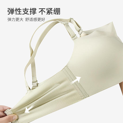 熳洁儿 内衣女轻薄透气文胸光面舒适无痕抹胸防走光ABC杯可穿23261535 商品图2