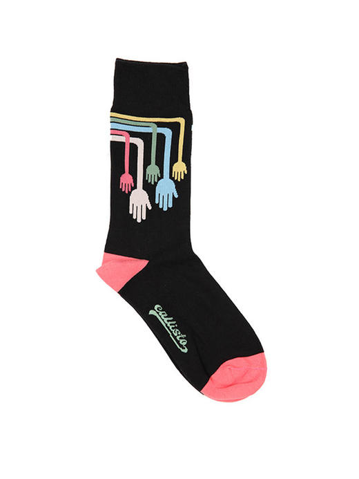 callisto黑色棉混纺袜子 FRSCK006C 商品图1