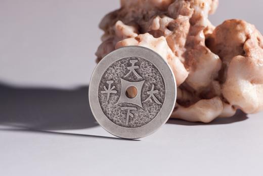 矩德泉坊 纯银手作  五子三元背天下太平（4.8厘米版）501 商品图4