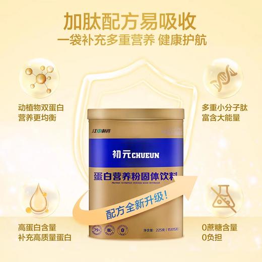 江中初元蛋白营养粉450g礼盒装加肽配方中老年膳食营养术后恢复 商品图1