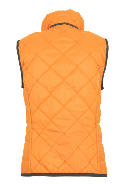 Frauenschuh - TRACY QUILTED VEST - BRIGHTORANGE - 女装 - 背心 - 橙色 商品图2
