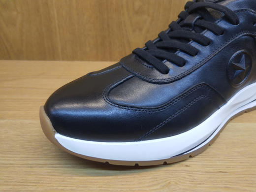 2021秋季新款豪行真皮舒适休闲男鞋11397077时尚系带高帮短靴正品 商品图4