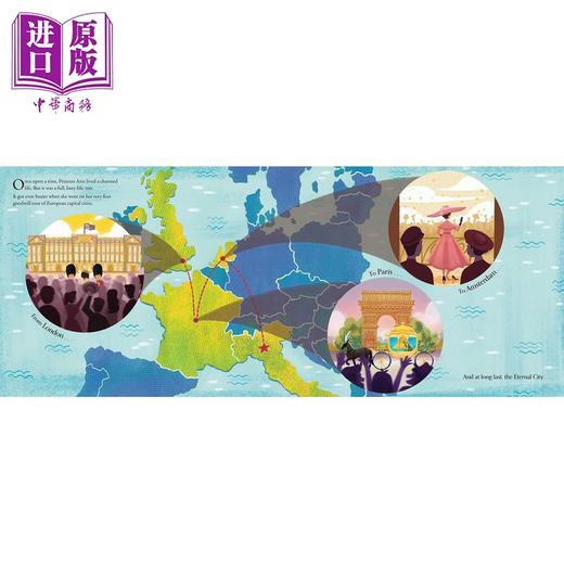 【中商原版】Diobelle Cerna Roman Holiday 电影绘本小说 罗马假日 英文原版 进口图书 儿童文学绘本 小说故事图画书 商品图1