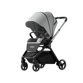 【包邮】qborn苹果findmy鲲鹏双向高景观婴儿推车 （科技灰）（0-4岁）【LY】