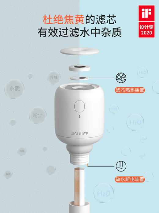 几素棒棒糖无线加湿器小型迷你usb充电便携式办公室桌面空气香薰喷雾家用静音卧室宿舍学生矿泉水加湿车载小 商品图3