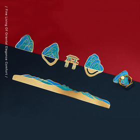 【采购专享】千里江山系列文创产品 千里寻迹+咫尺千里+指扣江山