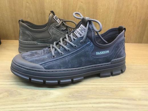 豪行2021年春季新品时尚休闲真皮低帮男单鞋11162606专柜正品 商品图2