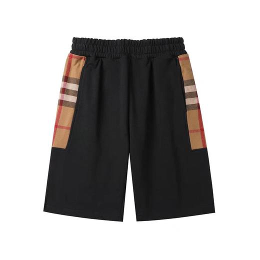 满减活动 S码（135-155斤）B家新款经典格子拼接中裤 商品图0