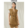 VIMAGE纬漫纪夏季新款百搭马甲简约修身薄外套V1903510 商品缩略图5