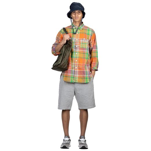 Engineered Garments Sunset Short EG 条纹泡泡纱复古工装短裤 商品图1