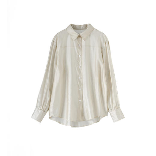 莱赛尔天丝防晒衬衫 溢出屏幕的高级感 薄如蝉翼，幻如月光，阳光下泛着淡淡的光泽，看着超美！ 轻薄修身 柔软舒适 糖果色治愈系 商品图9