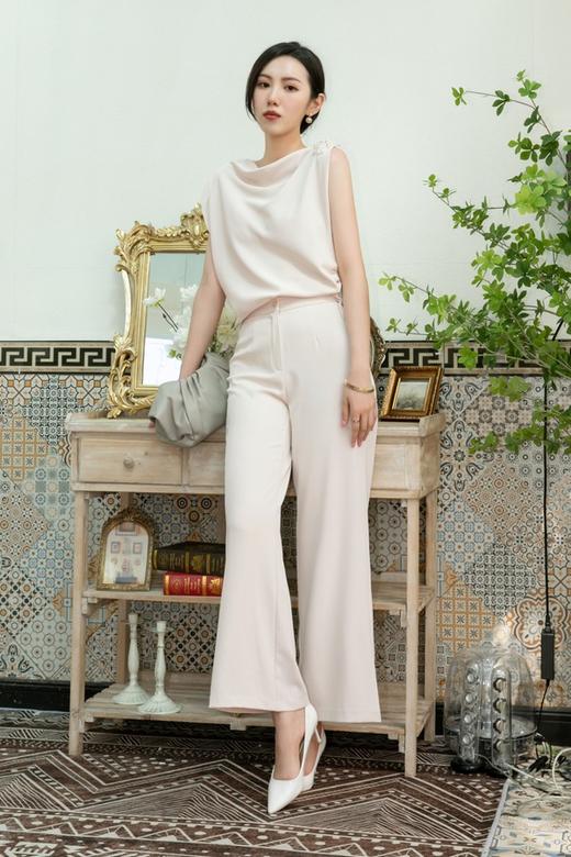 Le Malene 高端气质设计感阔腿裤套装 13224 商品图0