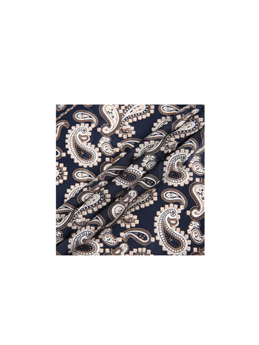 callisto蓝色全桑蚕丝丝巾 FRSCF013C 商品图0