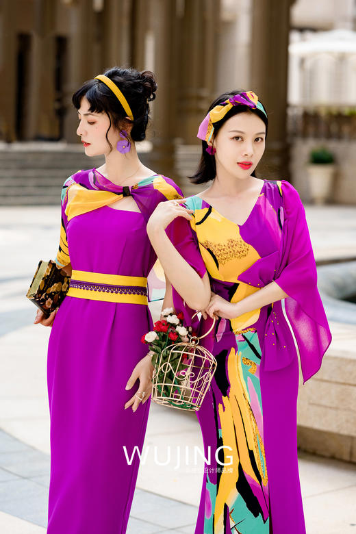 3022098 紫罗琉璃 紫罗兰连衣裙 雾境 商品图6