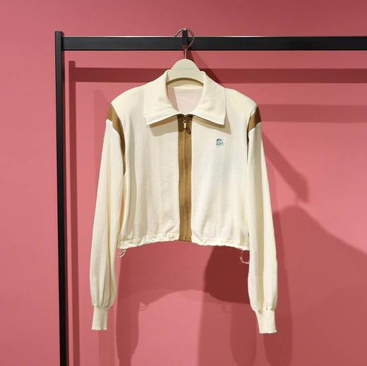 太平鸟女装国家宝藏&PEACEBIRD联名斯文撞色开衫A1EDC2103米白 商品图0