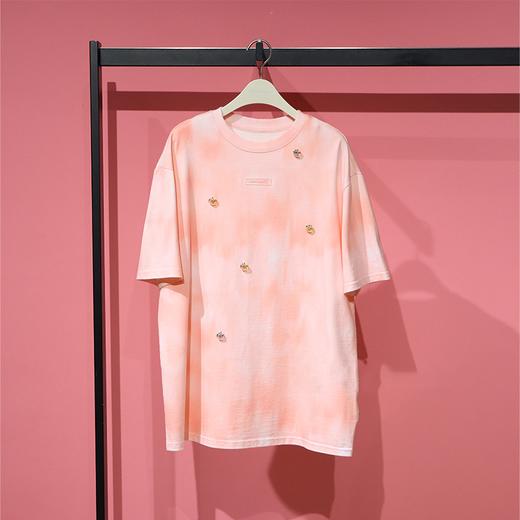 太平鸟女装趣味苹果印花针织衫A1DAC2353粉色 商品图0