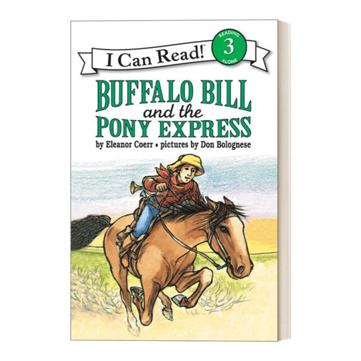 Collins柯林斯 英文原版 Buffalo Bill and the Pony Express 汪培珽第四阶段书单 I Can Read 3分级阅读 英文版 进口英语原版书籍 商品图1