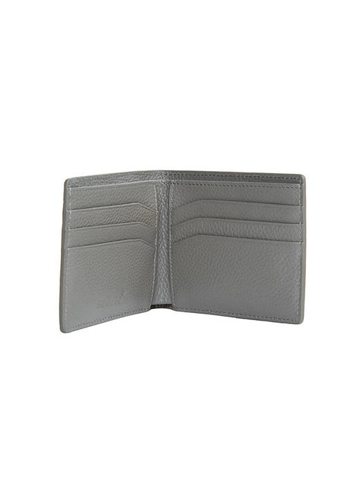 callisto深灰色皮质两折银包 皮革FNCPE006GY 商品图2